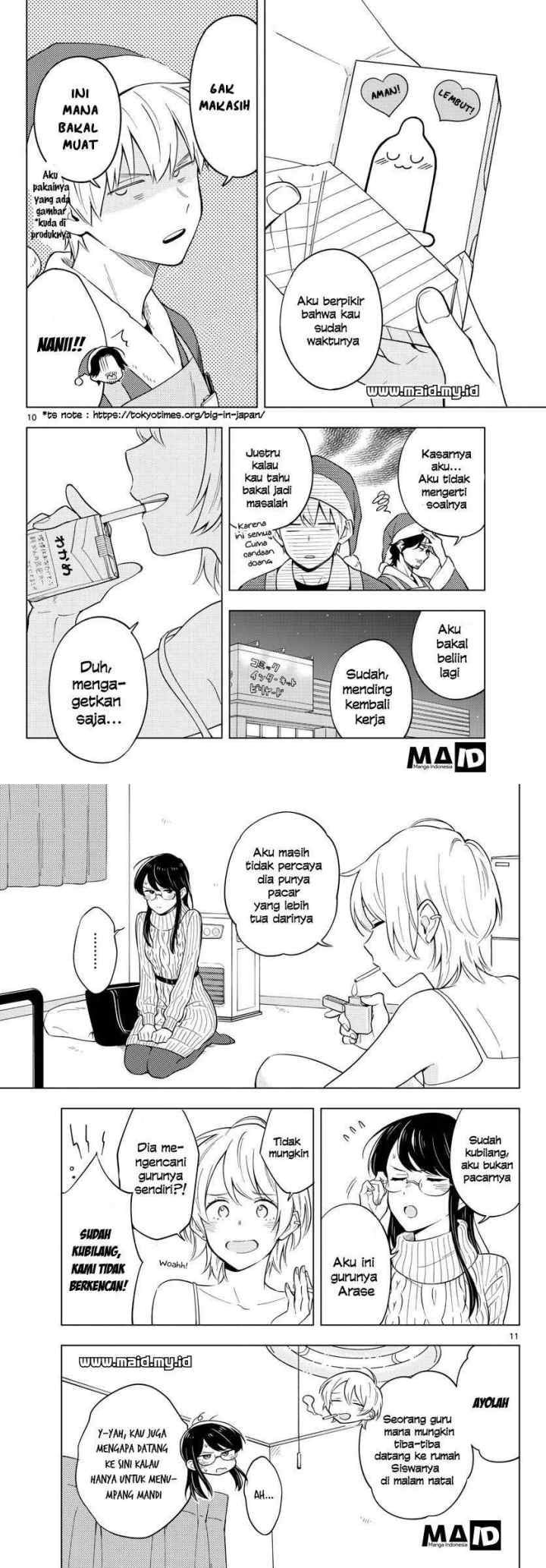 Sensei wa Koi wo Oshierarenai chapter 11 halaman 7