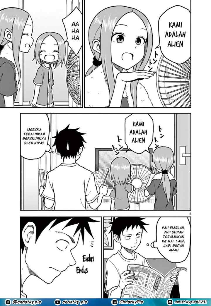 Karakai Jouzu no (Moto) Takagi-san chapter 104 halaman 5
