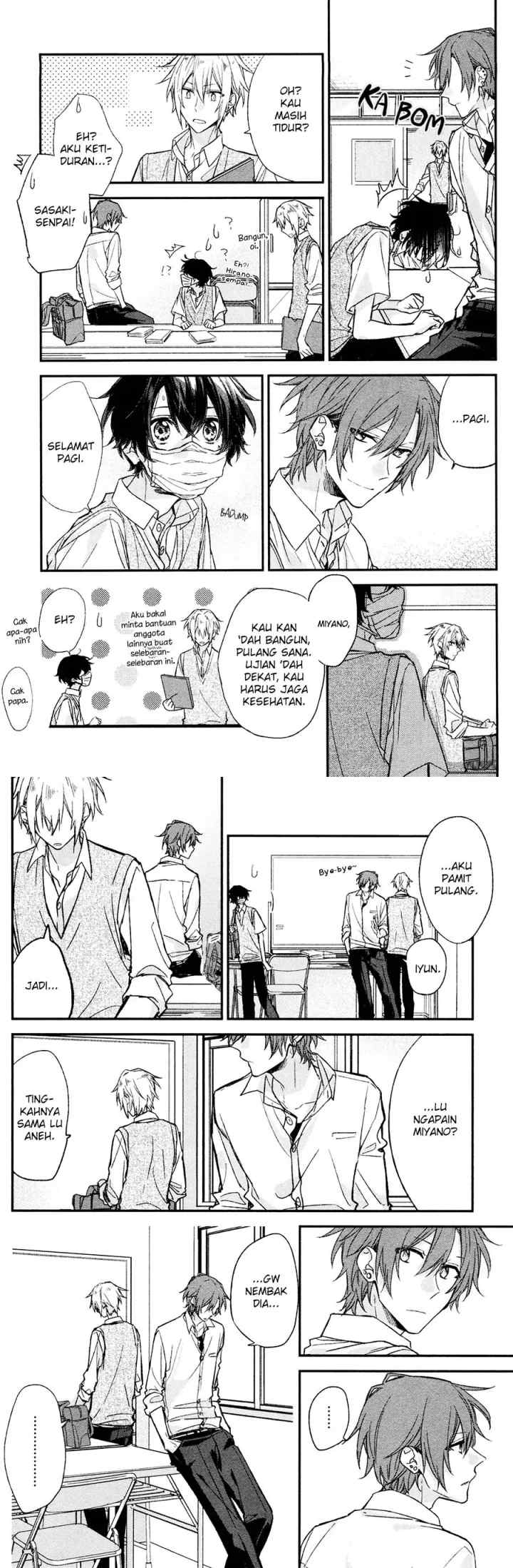 Sasaki to Miyano chapter 15 halaman 9