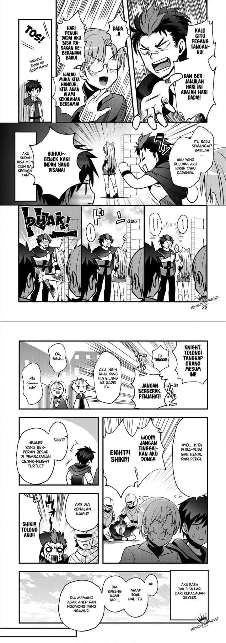 Isekai no Meikyuu Toshi de Chiyu Mahoutsukai Yattemasu chapter 11 halaman 11