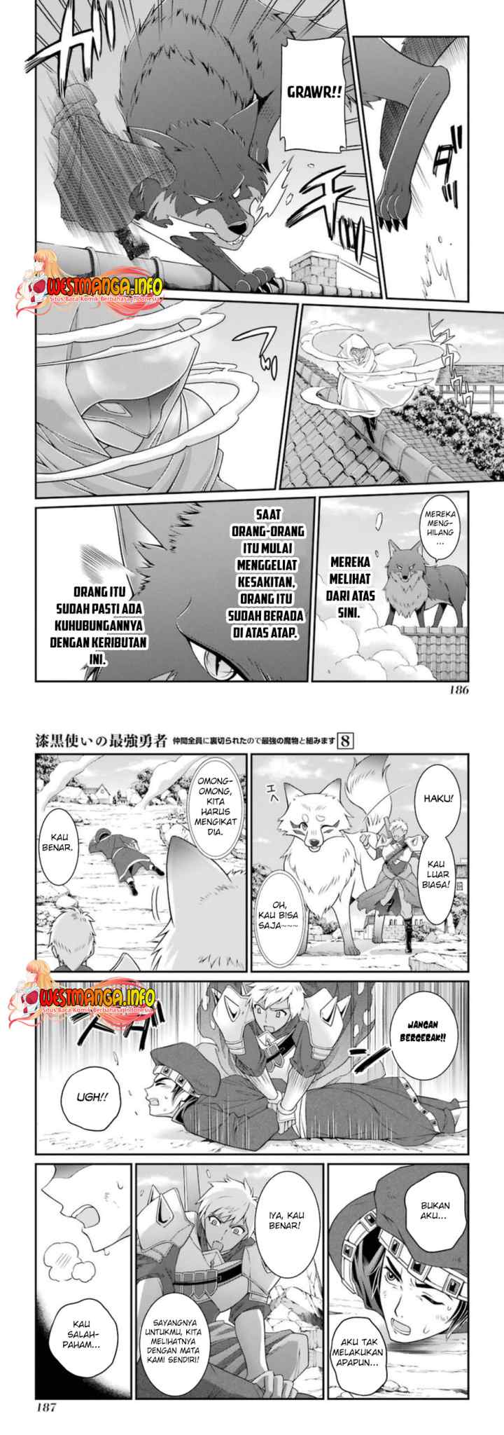 Shikkoku Tsukai no Saikyo Yusha Nakama Zen'in ni Uragira Retanode Saikyo no Mamono chapter 43 halaman 12