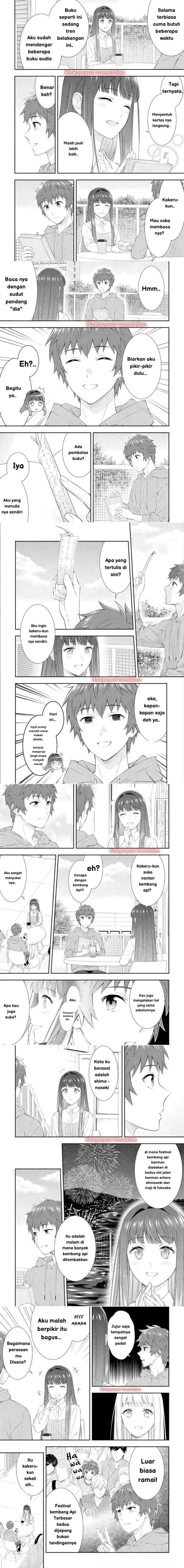 Toumei na Yoru ni Kakeru-kun to, Me ni Mienai Koi wo Shita chapter 3 halaman 12