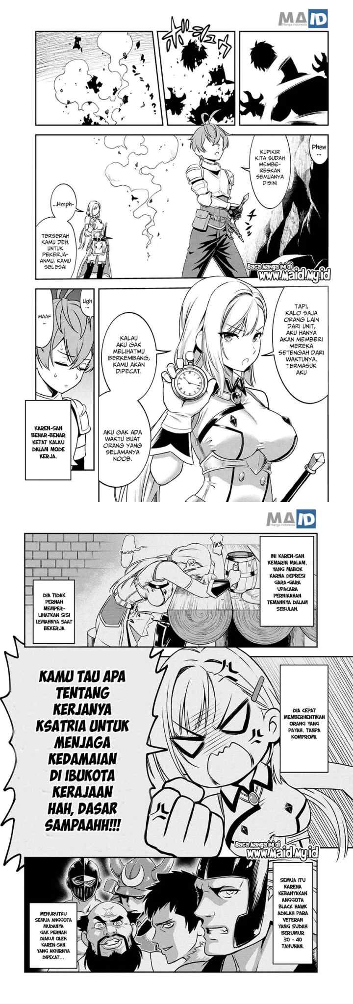 Toshiue Elite Onna Kishi Ga Boku No Mae De Dake Kawaii chapter 2.1 halaman 5