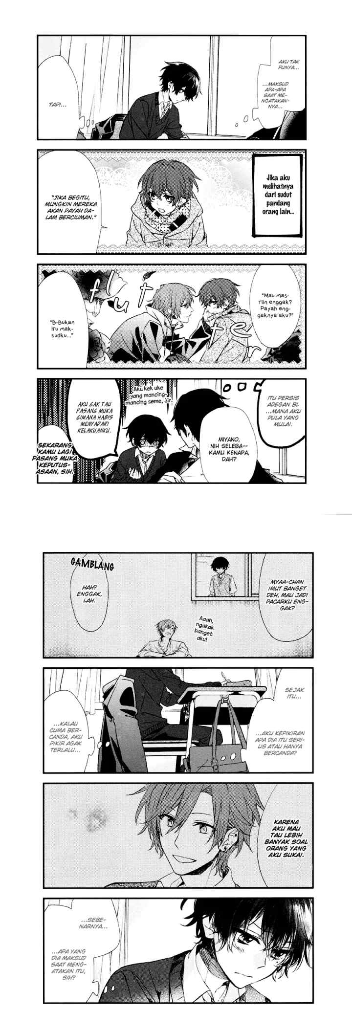 Sasaki to Miyano chapter 8 halaman 9