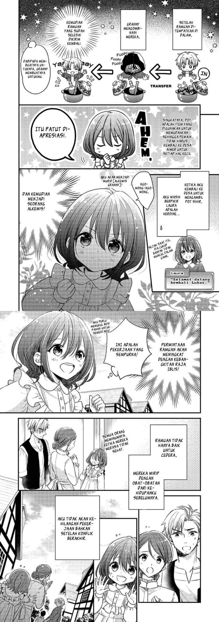 Yuusha-sama no Osananajimi to iu Shokugyou no Make Heroine ni Tensei shita no de, Chougoushi ni Job Change shimasu chapter 3 halaman 6
