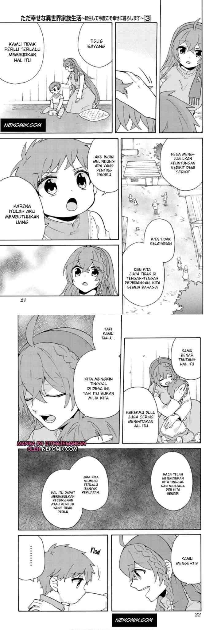Tada Shiawasena Isekai Kazoku Seikatsu chapter 14 halaman 12