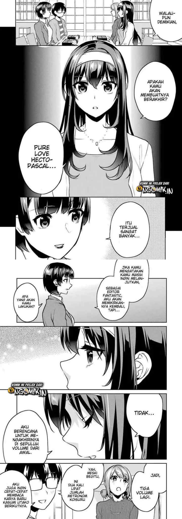 Saenai Heroine no Sodatekata: Koisuru Metronome chapter 45 halaman 8