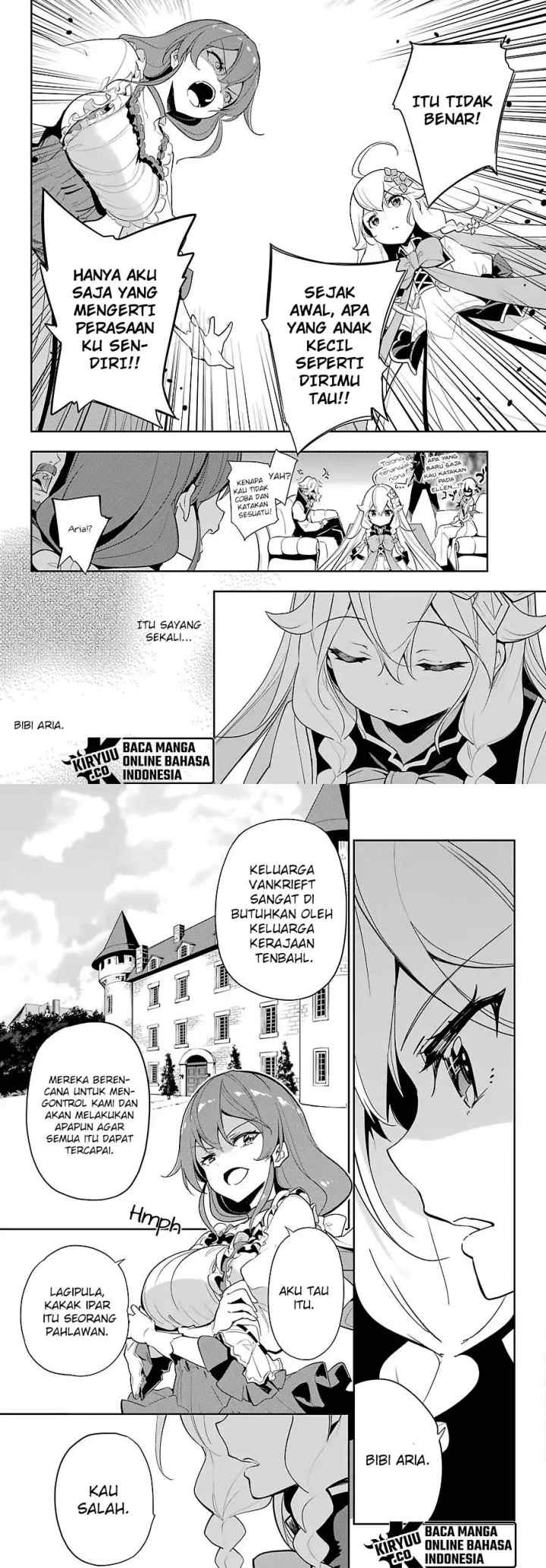Chichi wa Eiyuu Haha wa Seirei Musume no Watashi wa Tenseisha chapter 15 halaman 4