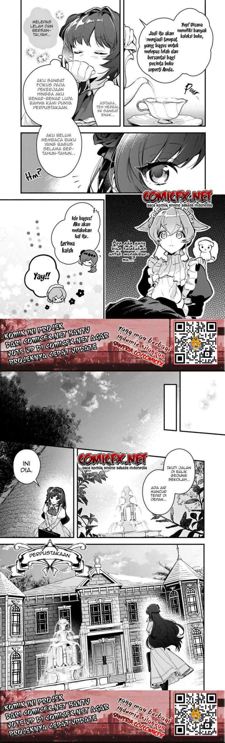 Akuyaku Reijou Route ga Nai Nante, Dare ga Itta no? chapter 8.1 halaman 10