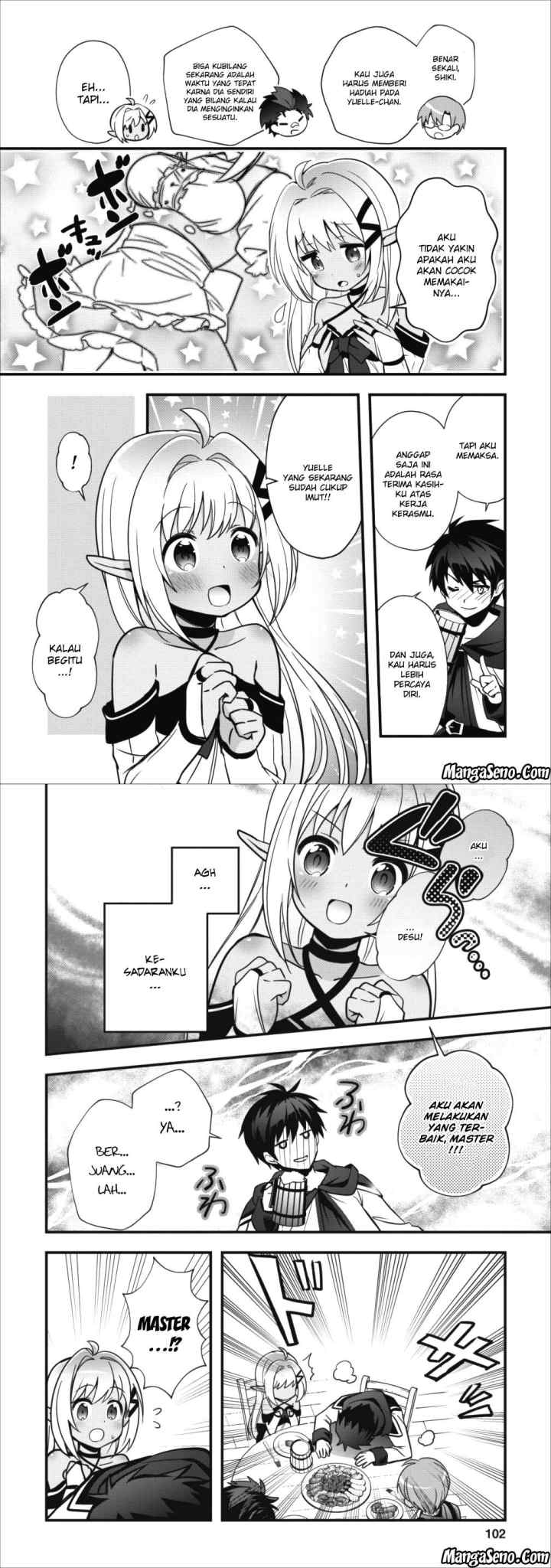 Isekai no Meikyuu Toshi de Chiyu Mahoutsukai Yattemasu chapter 4 halaman 4