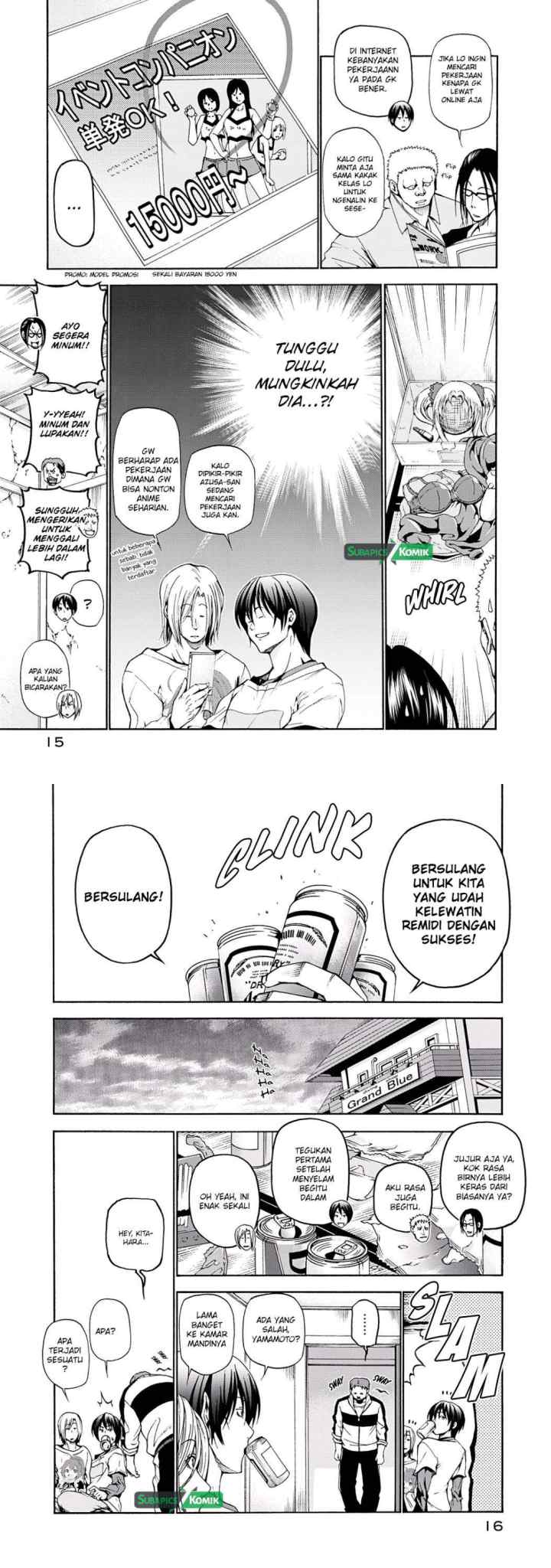 Grand Blue chapter 13 halaman 9