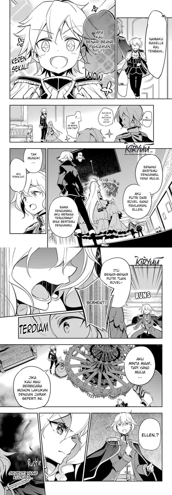 Chichi wa Eiyuu Haha wa Seirei Musume no Watashi wa Tenseisha chapter 17 halaman 7