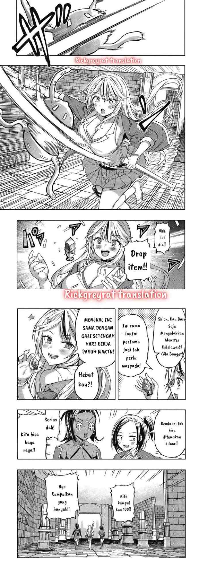 Gal to Dungeon to Shuukai Okure no Tansaku Eiyuutan ~Moto Legend Ima wa Wakeari tei Rank Tansakushana Ore ga, S-Kyuu Gal ni Natsukare Makutte Ikusei wo Makase Sareta~ chapter 1.1 halaman 10