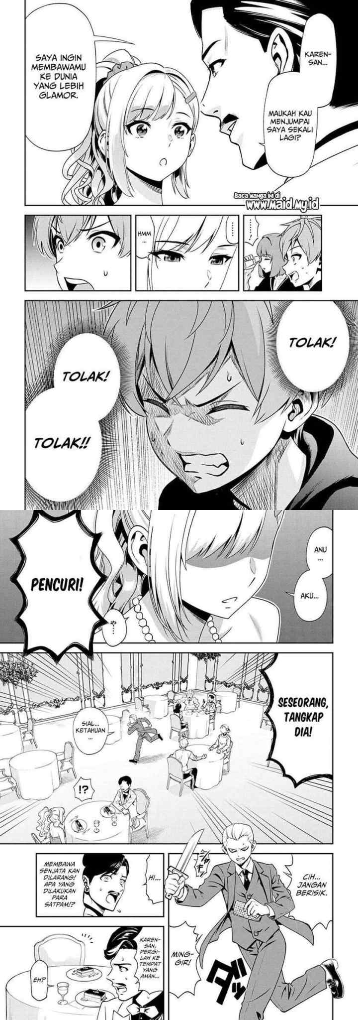 Toshiue Elite Onna Kishi Ga Boku No Mae De Dake Kawaii chapter 7.2 halaman 8