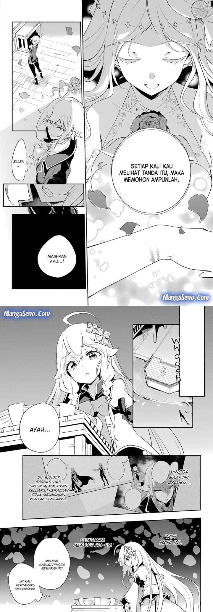 Chichi wa Eiyuu Haha wa Seirei Musume no Watashi wa Tenseisha chapter 13 halaman 14