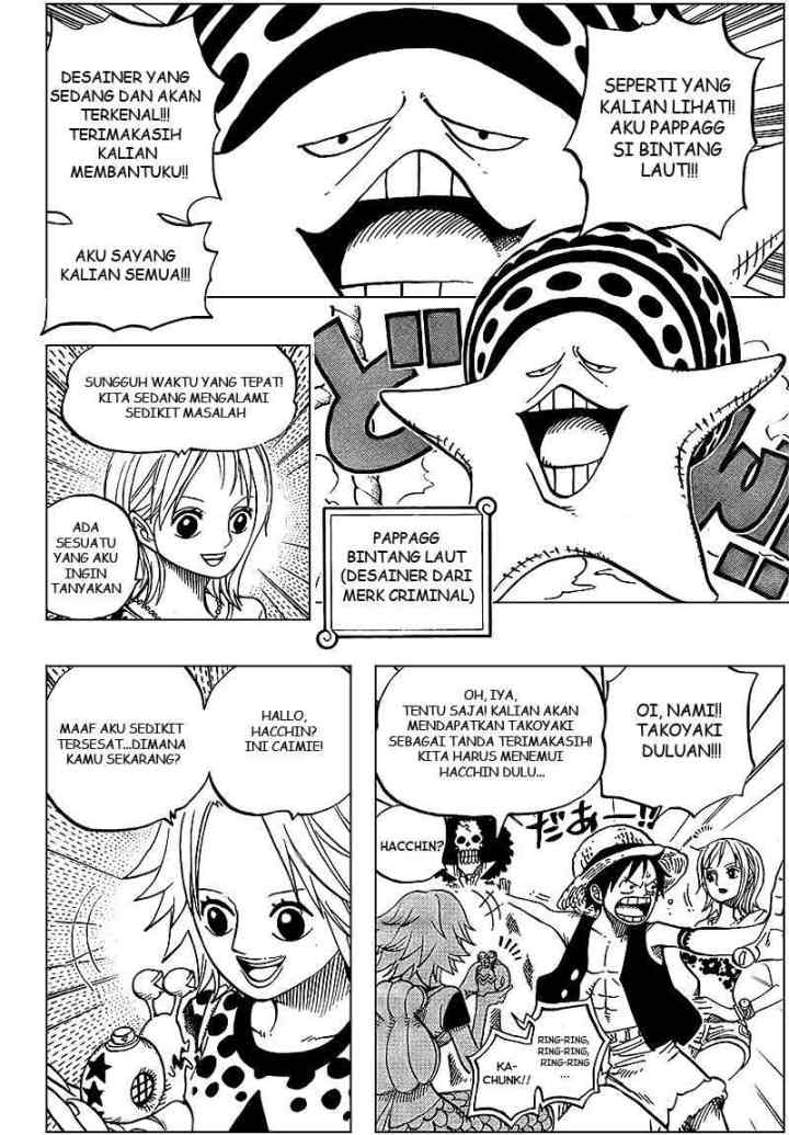 One Piece chapter 491 halaman 6