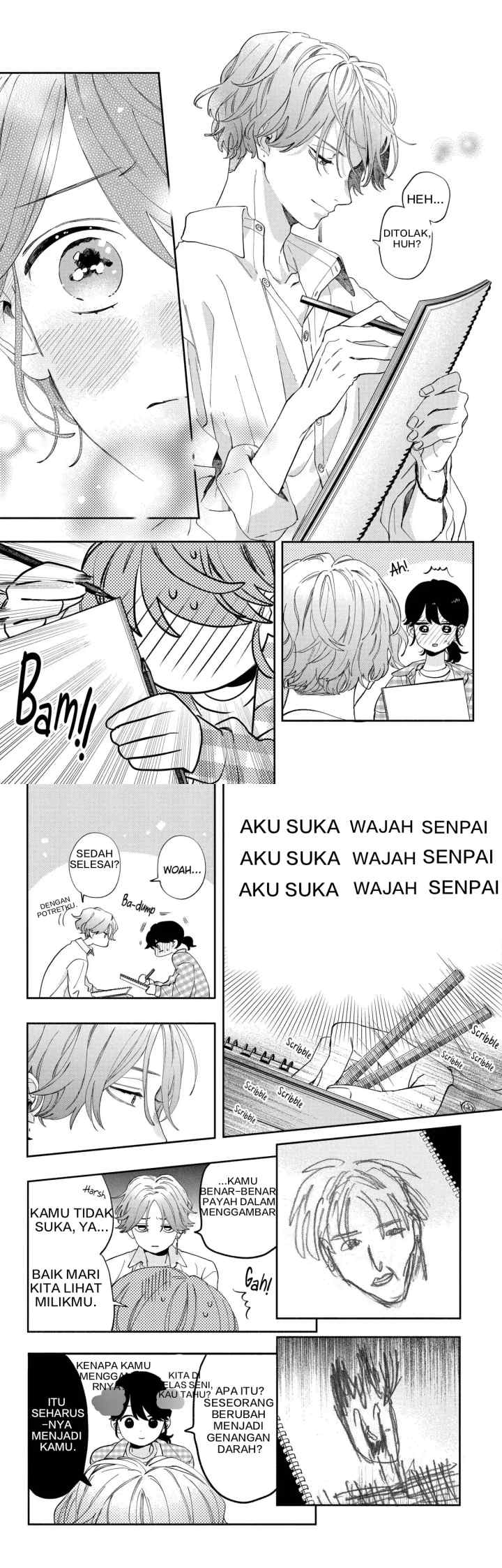 Kaodake ja Suki ni Narimasen chapter 4 halaman 7