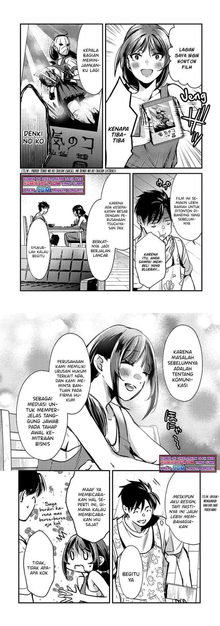 It's Fun Having a 300,000 yen a Month Job Welcoming Home an Onee-san Who Doesn't Find Meaning in a Job That Pays Her 500,000 yen a Month chapter 15 halaman 10