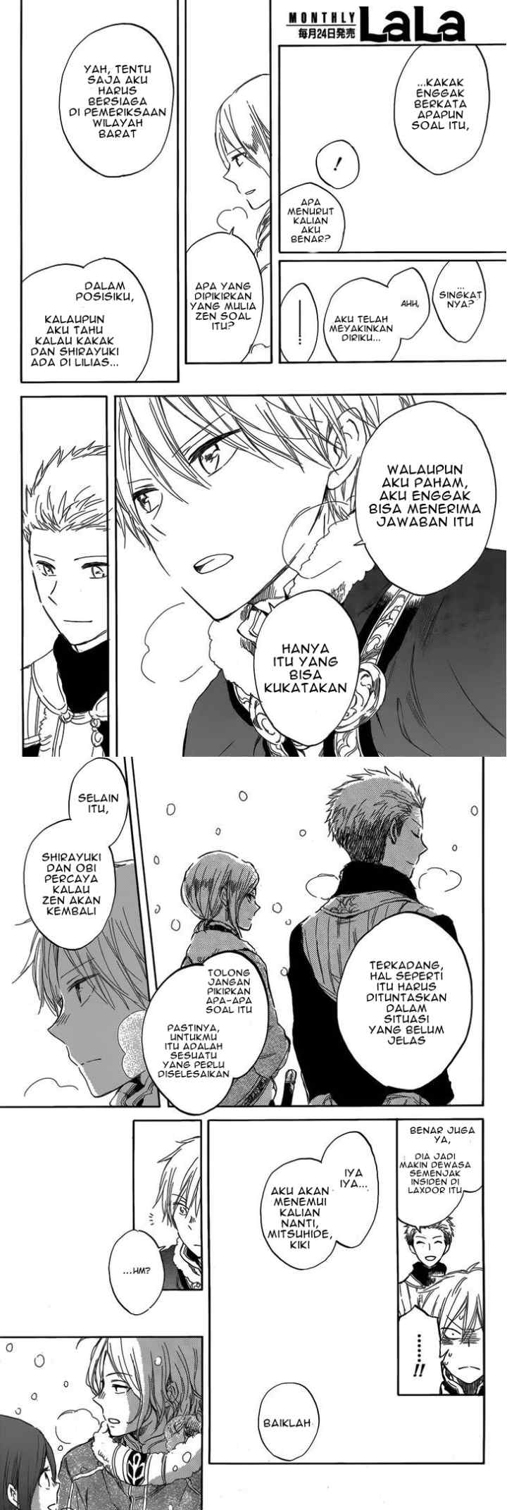 Akagami no Shirayukihime chapter 40 halaman 8