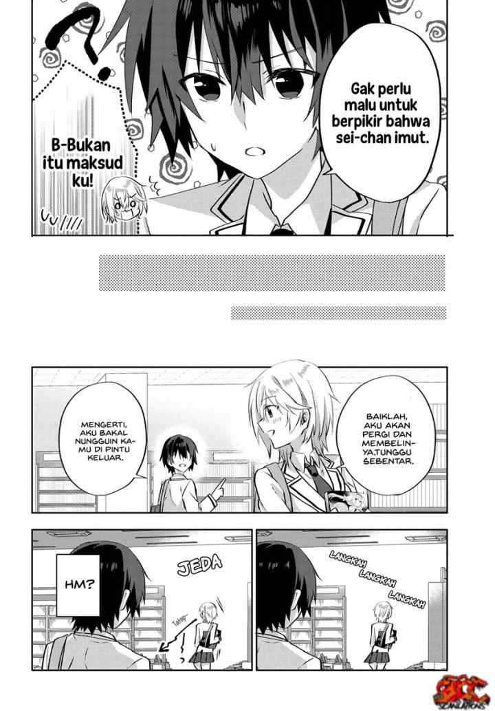 RabuKome Manga ni Haitte Shimattanode, Oshi no Make Hiroin o Zenryoku de Shiawaseni suru chapter 5.1 halaman 7