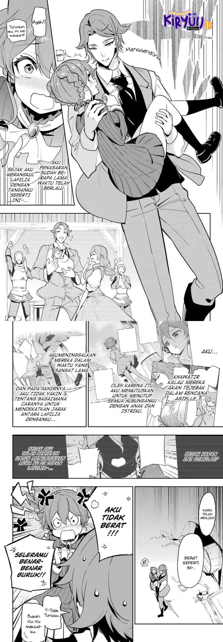 Chichi wa Eiyuu Haha wa Seirei Musume no Watashi wa Tenseisha chapter 31 halaman 8