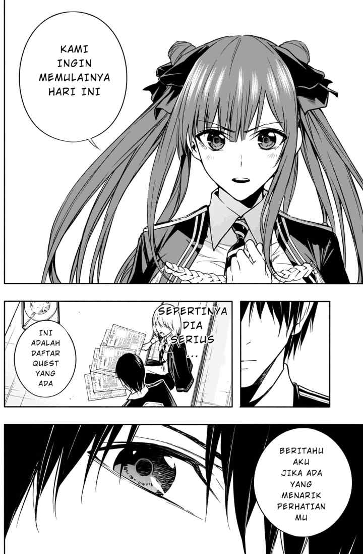 Ouritsu Mahou Gakuen no Saika Sei: Slum Agari no Saikyou Mahoushi, Kizoku darake no Gakuen de Musou suru chapter 13 halaman 14