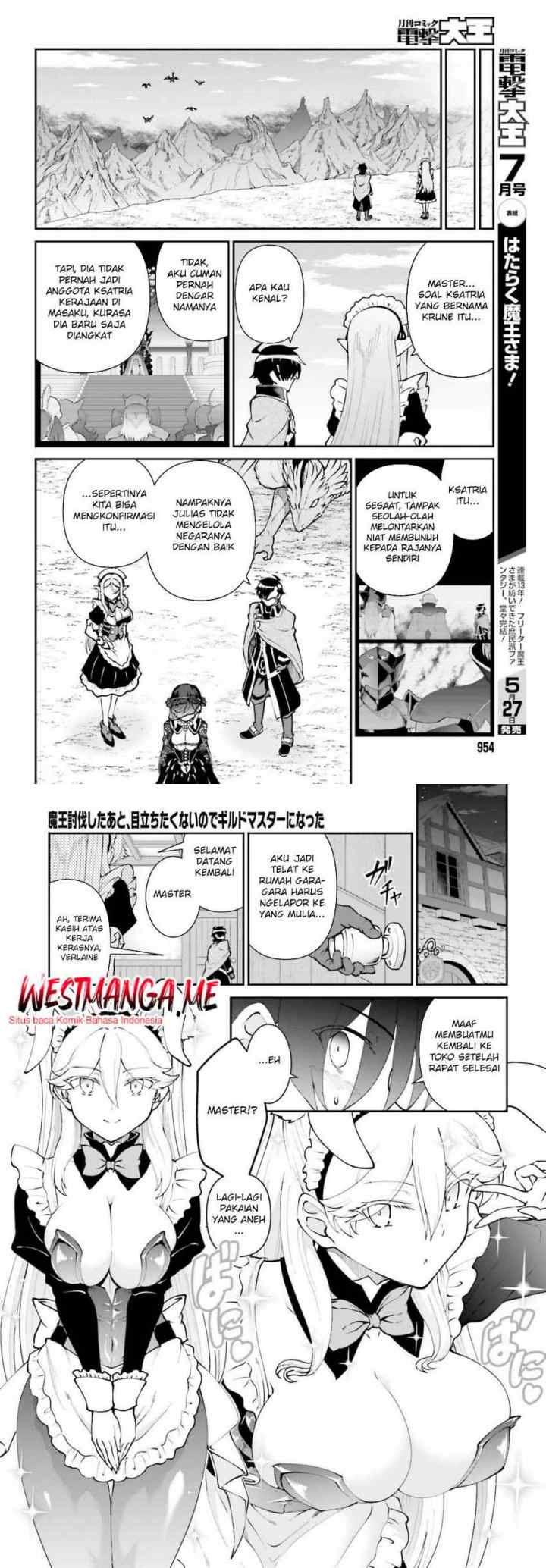 Maou Toubatsu Shita Ato, Medachitakunai node Guild Master ni Natta chapter 63 halaman 14