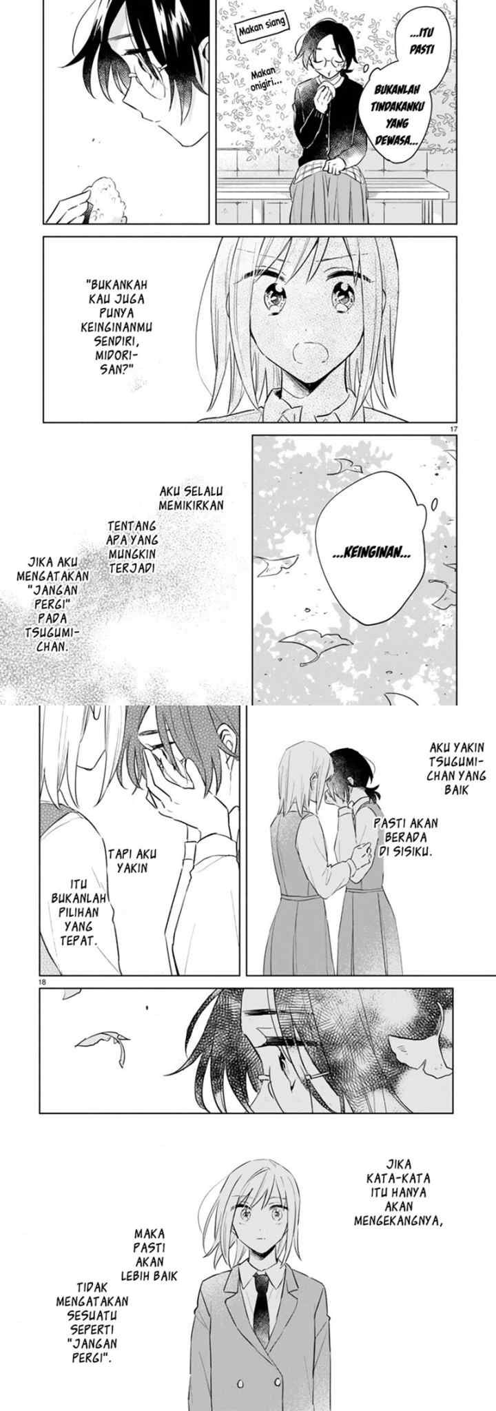 Haru to Midori chapter 13.1 halaman 9