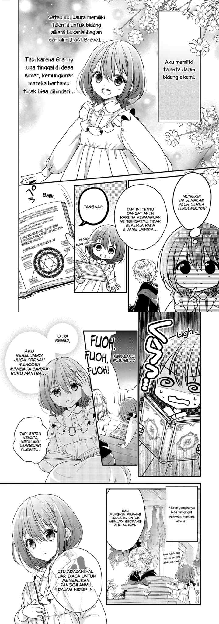 Yuusha-sama no Osananajimi to iu Shokugyou no Make Heroine ni Tensei shita no de, Chougoushi ni Job Change shimasu chapter 4 halaman 8