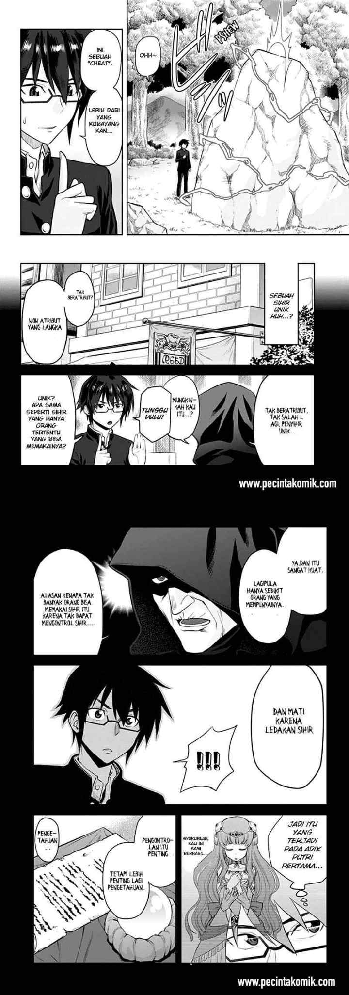 Konjiki no Moji Tsukai: Yuusha Yonin ni Makikomareta Unique Cheat chapter 2 halaman 8