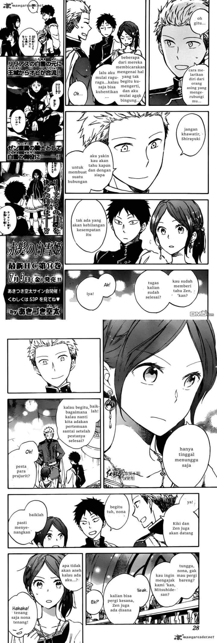 Akagami no Shirayukihime chapter 67 halaman 6