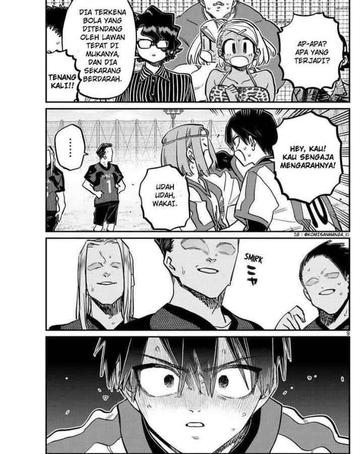 Komi-san wa Komyushou Desu chapter 350 halaman 9