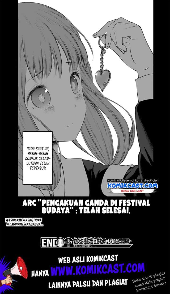 Kaguya-sama wa Kokurasetai: Tensai-tachi no Renai Zunousen chapter 137 halaman 19