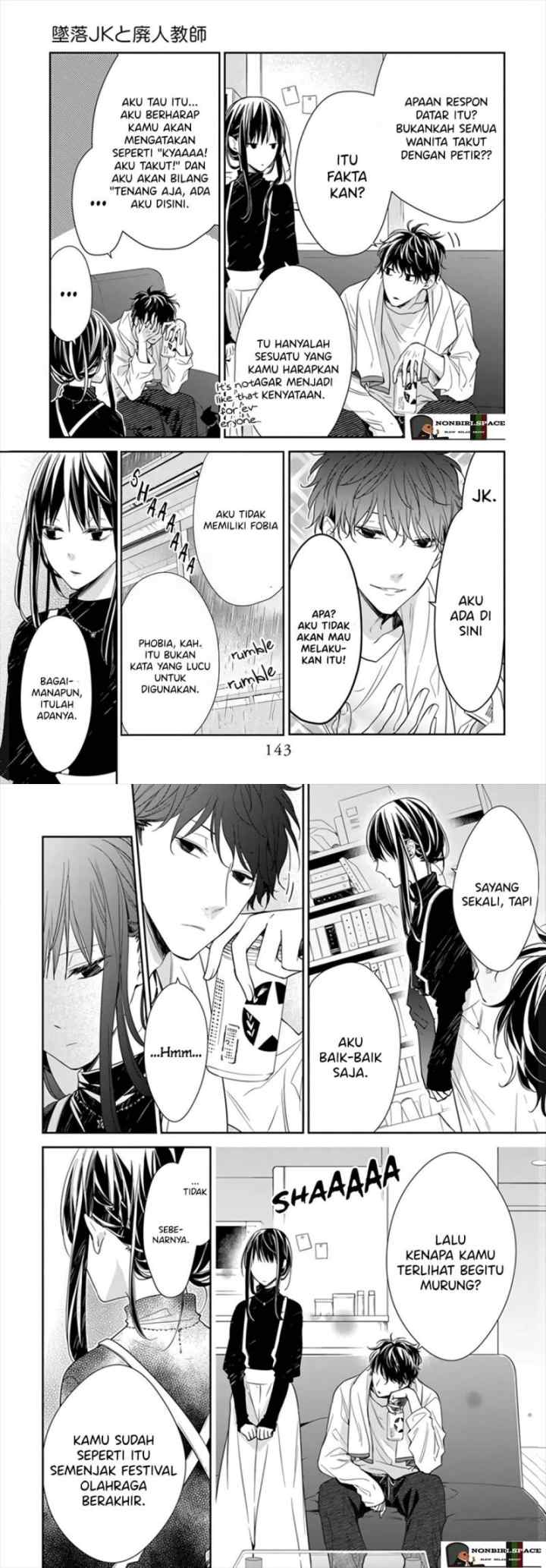 Tsuiraku JK to Haijin Kyoushi chapter 26 halaman 4