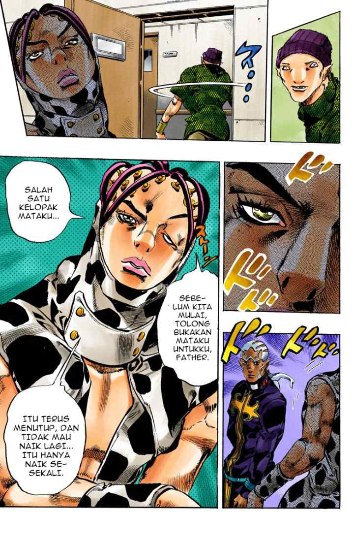 JoJo no Kimyou na Bouken - Stone Ocean chapter 111 halaman 19