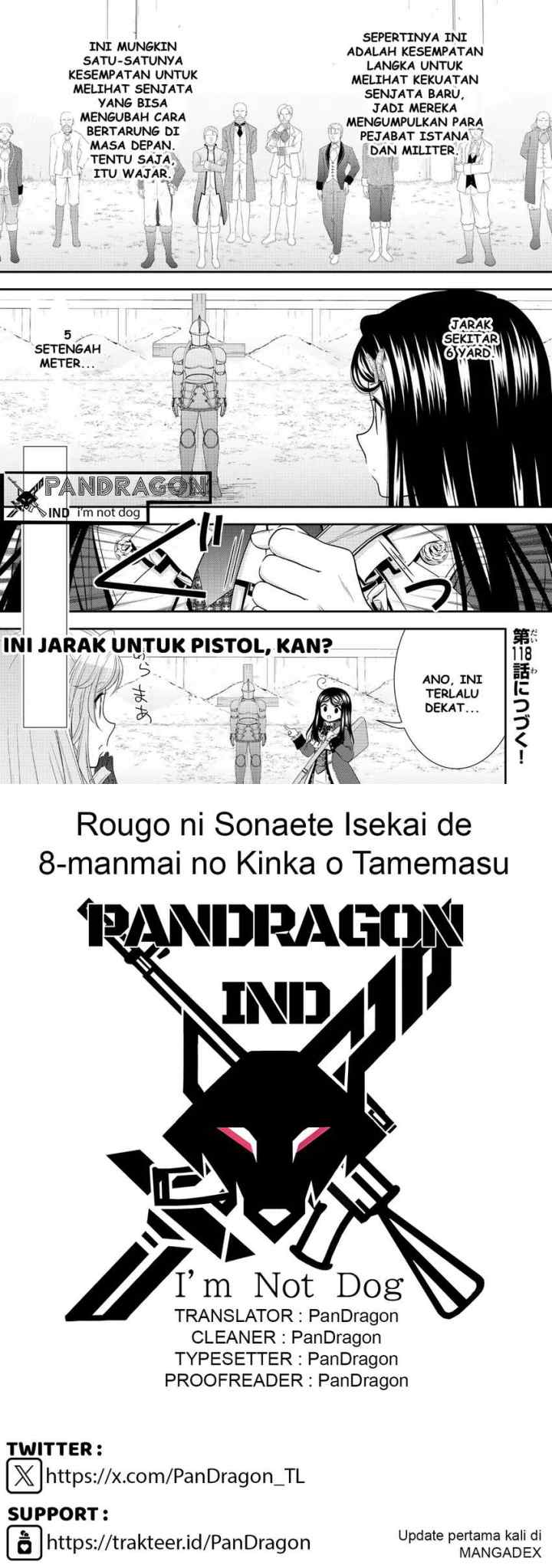 Rougo Ni Sonaete I Sekai De 8 Man-mai No Kinka O Tamemasu chapter 117 halaman 9