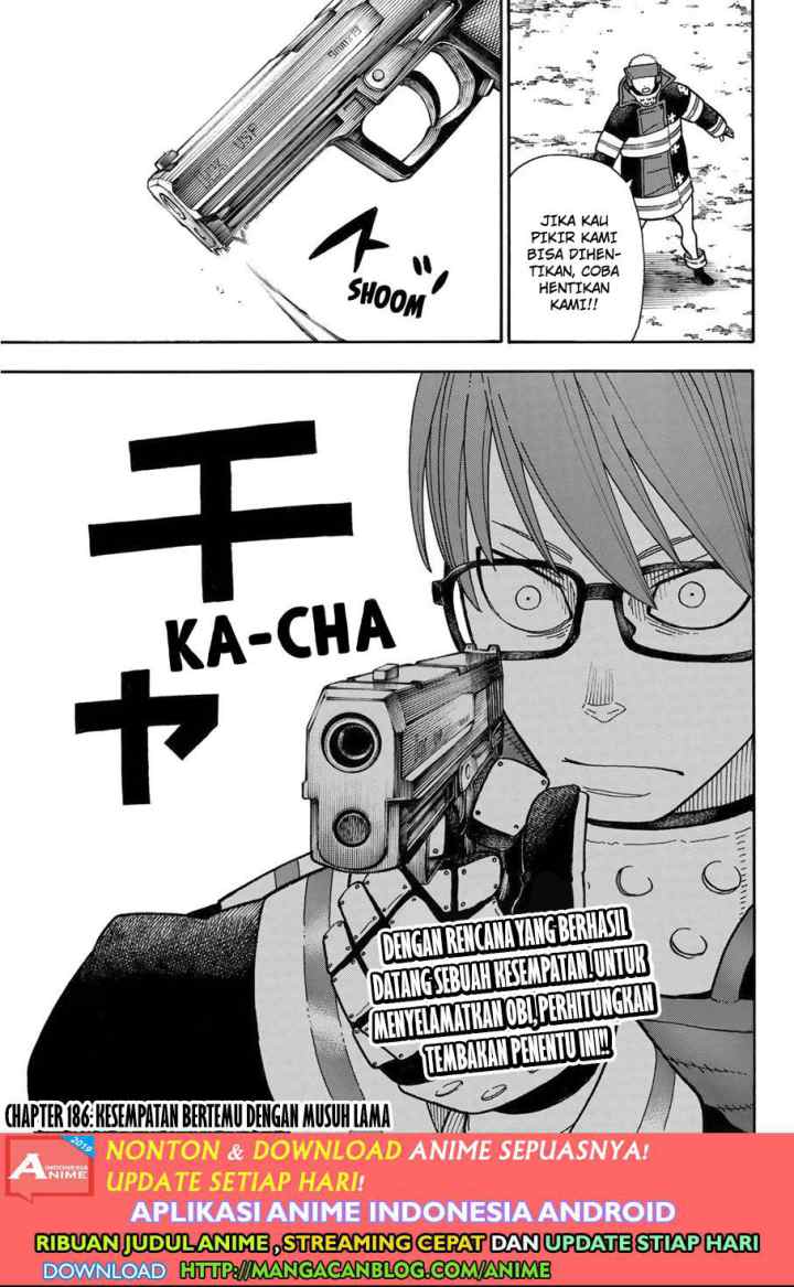 Enen no Shouboutai chapter 185 halaman 19