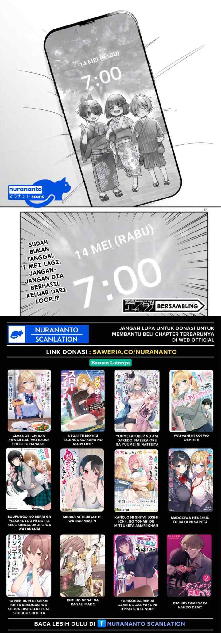 Seishun wa Sankakkei no Loop chapter 5 halaman 14