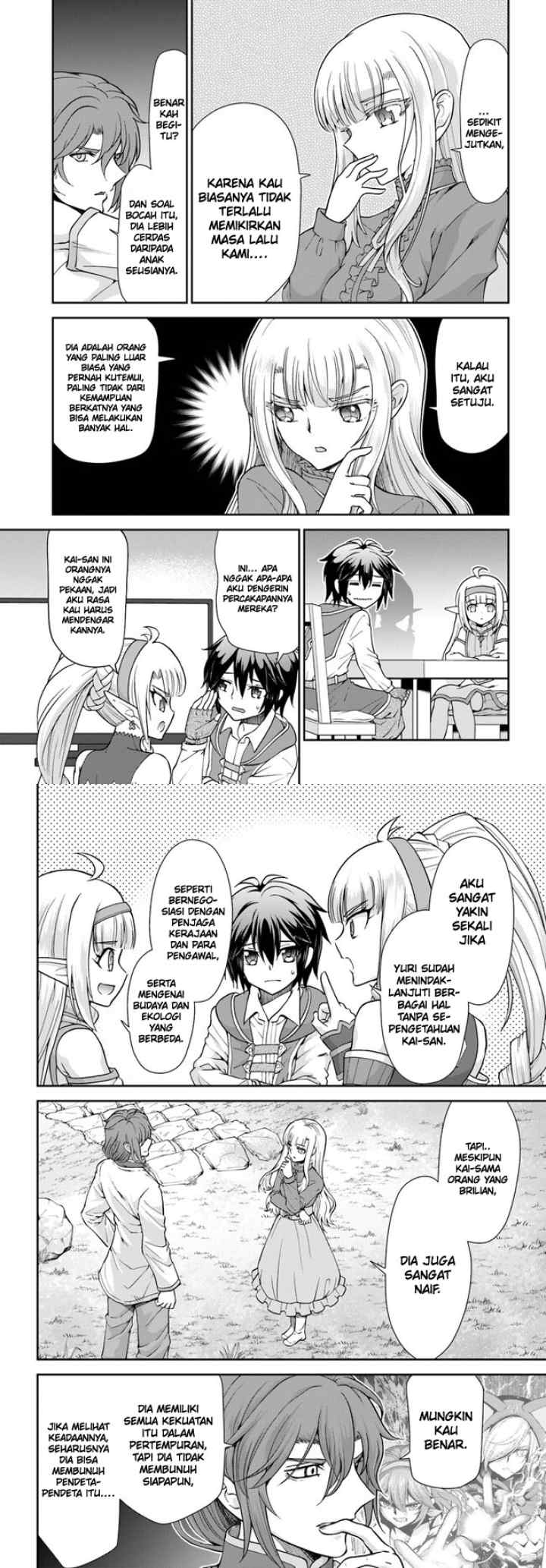 Tenohira Kaitaku Mura de Isekai Kenkokuki: Fueteku Yome-tachi to Nonbiri Mujintou Life chapter 44 halaman 5