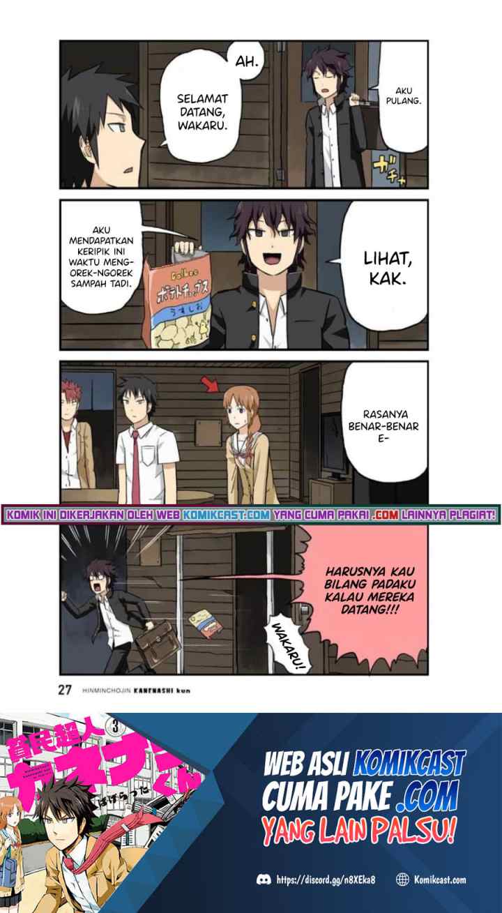 Hinmin Choujin Kanenashi-kun chapter 28 halaman 12