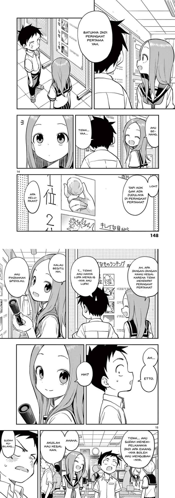 Karakai Jouzu no Takagi-san chapter 157 halaman 8
