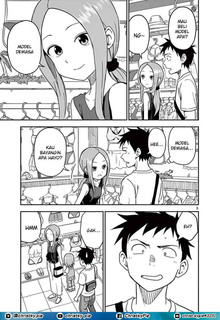 Karakai Jouzu no (Moto) Takagi-san chapter 96 halaman 5