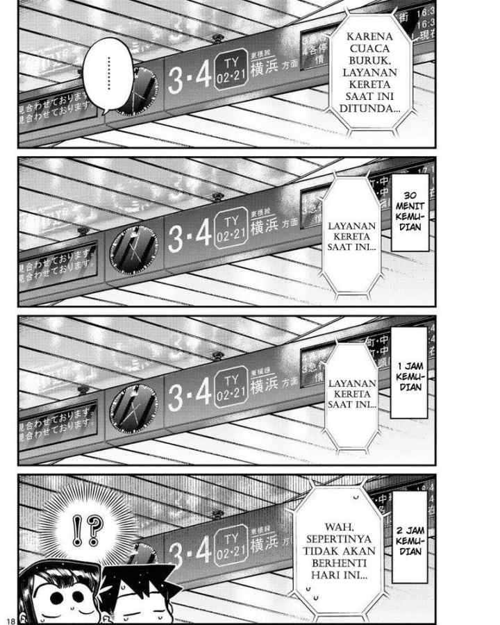 Komi-san wa Komyushou Desu chapter 348 halaman 18