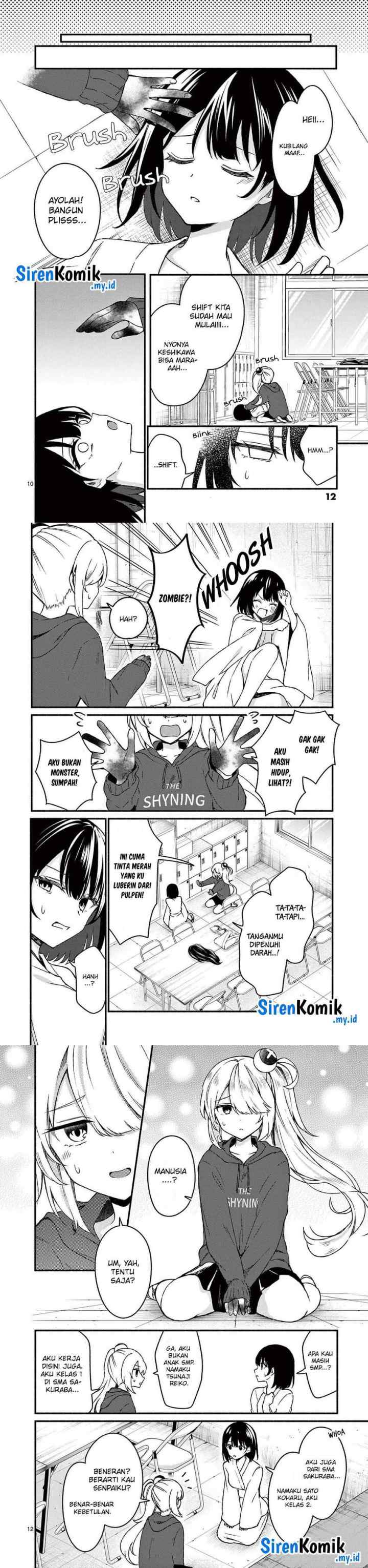 Shiotaiou no Sato-san ga Ore ni dake Amai chapter 40 halaman 12