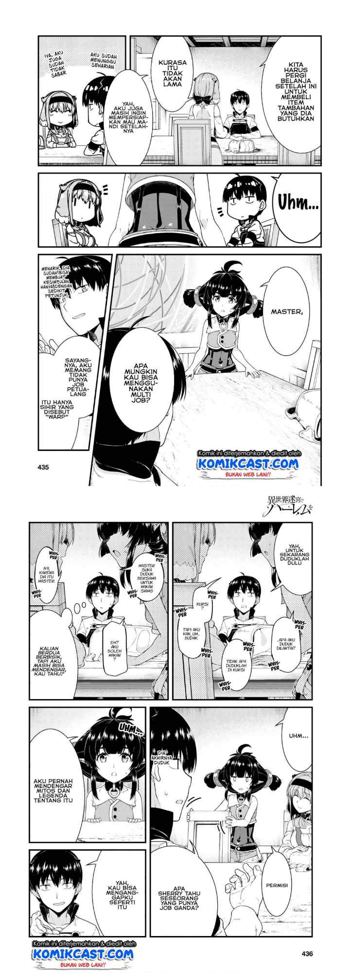 Isekai Meikyuu de Harem wo chapter 38 halaman 15