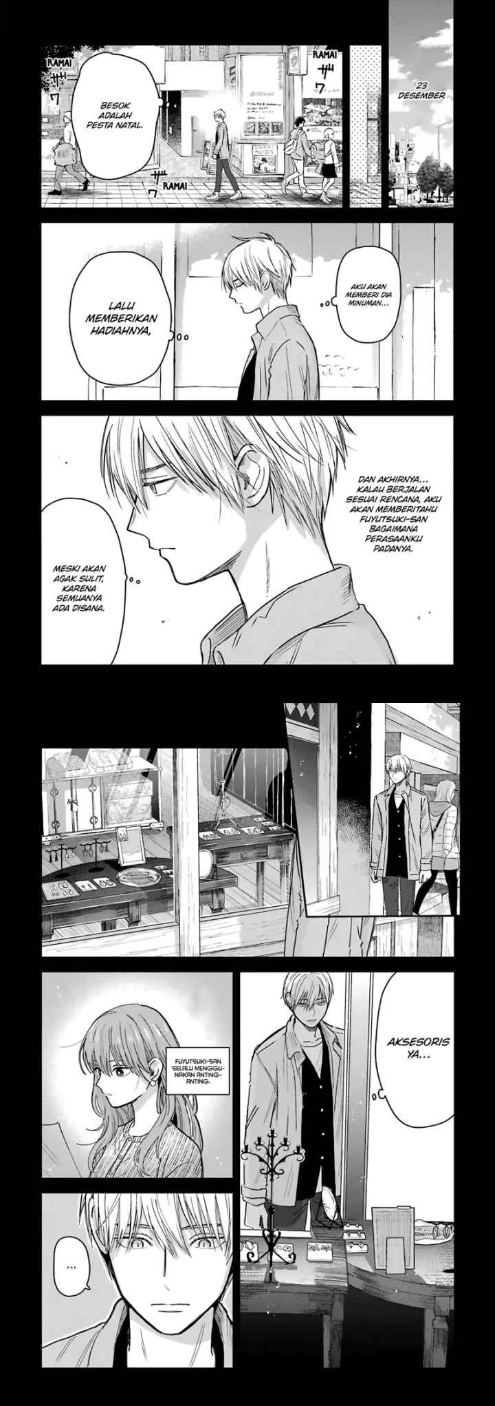 Koori Zokusei Danshi to Cool na Douryo Joshi chapter 13.5 halaman 4
