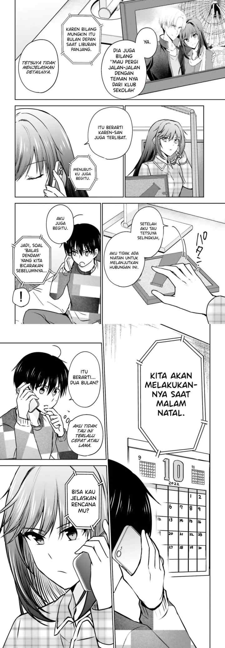 Kanojo ga Senpai ni NTR-reta node, Senpai no Kanojo wo NTR-masu chapter 4 halaman 9