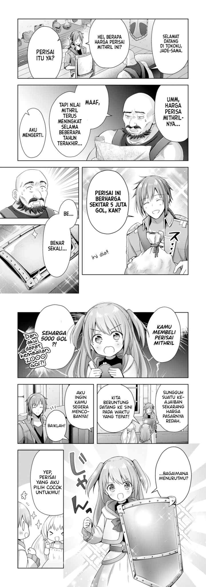 Uketsukejo ni Kokuhaku Shitakute Girudo ni Kayoitsumetara Eiyu ni Natteta chapter 10 halaman 10