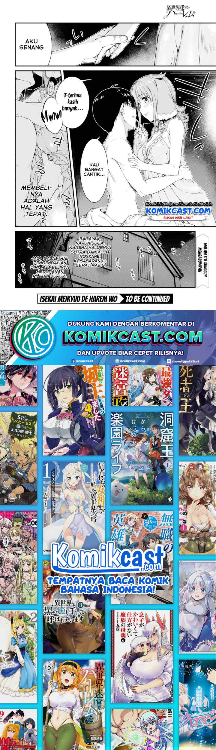Isekai Meikyuu de Harem wo chapter 35 halaman 13
