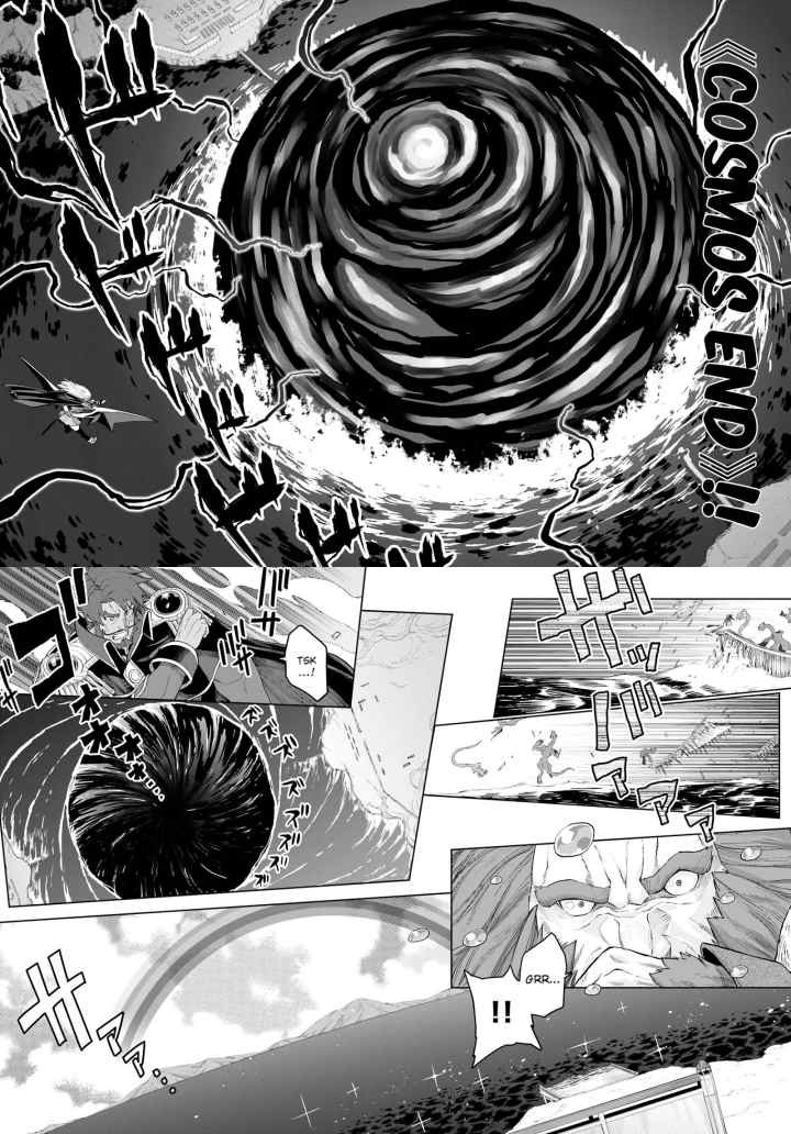 Konjiki no Moji Tsukai: Yuusha Yonin ni Makikomareta Unique Cheat chapter 34 halaman 6
